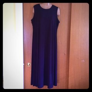 NWT! Coldwater Creek Eggplant Purple Maxi Dress!